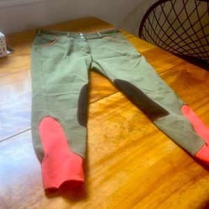 Dover khaki high waisted breeches